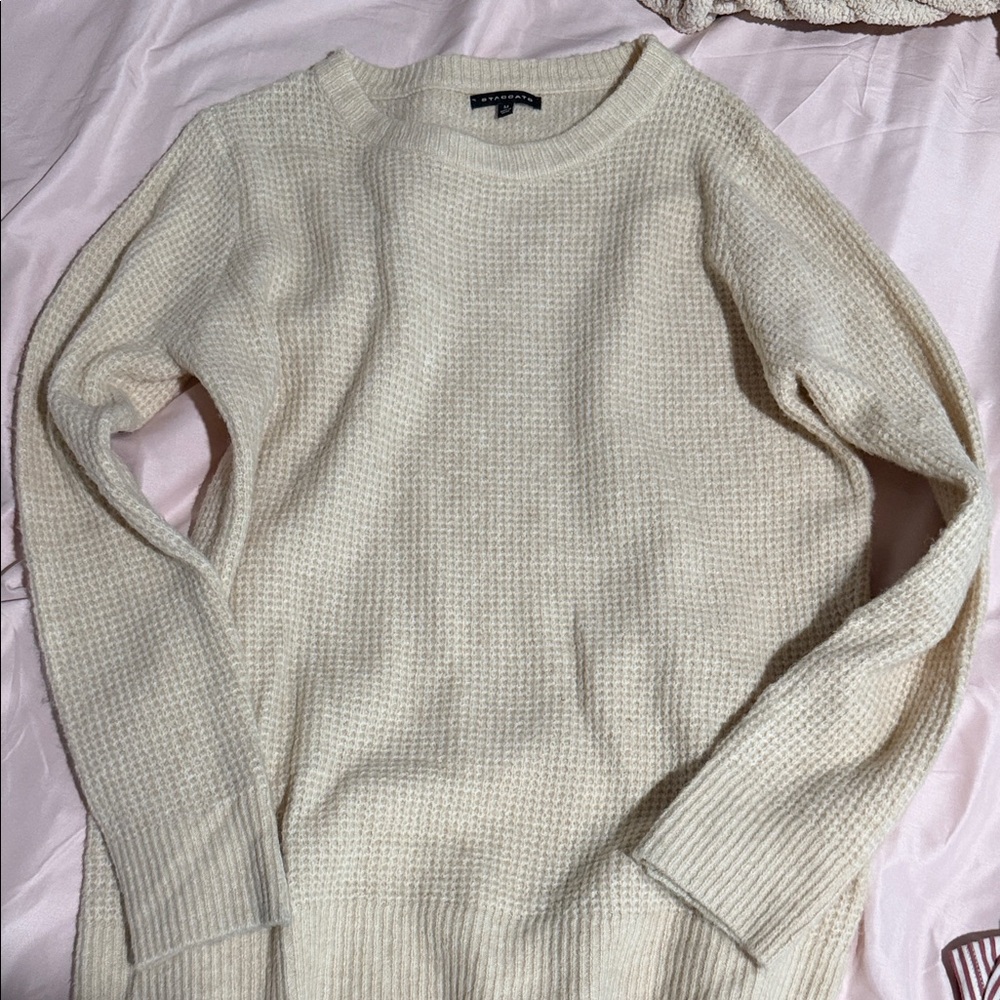 Staccato Cream Crew Neck Sweater